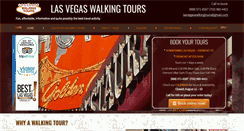 Desktop Screenshot of lasvegaswalkingtours.net