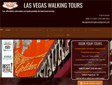 Tablet Screenshot of lasvegaswalkingtours.net